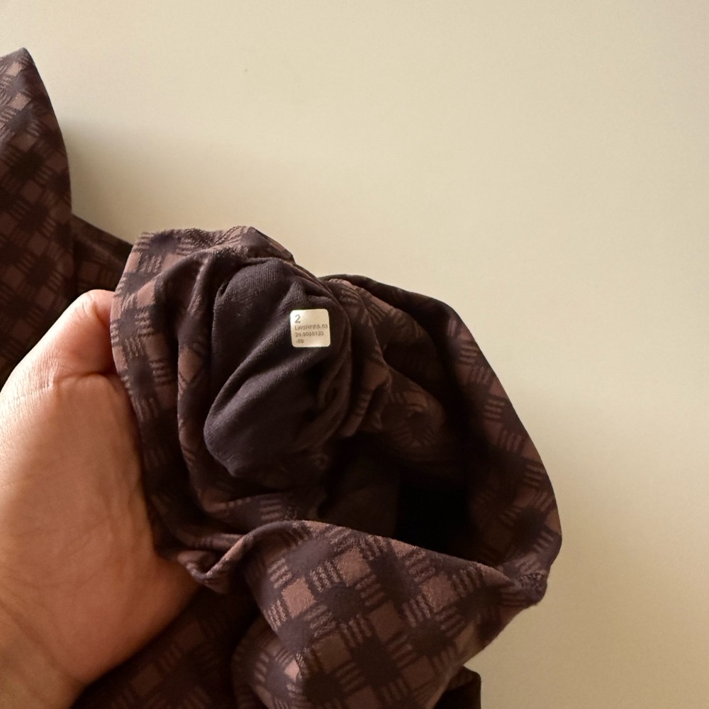 Lululemon Square Heart Jacquard Java Sequoia Size… - image 4